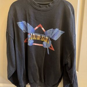 Anine Bing Black Graphic Sweater